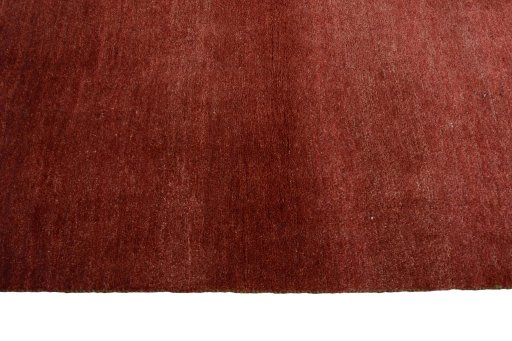 Close-up detail of New Persian Gabbeh rug from Iran / Persia showing Wool weave