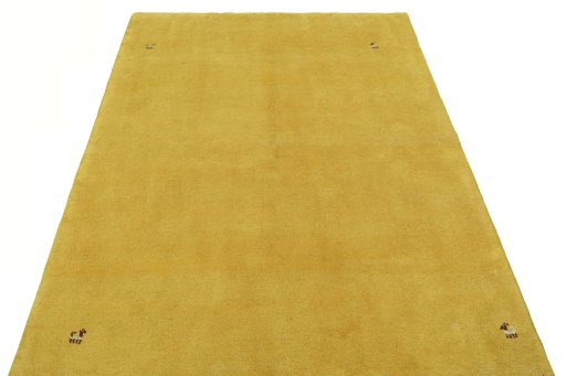 Surface texture of New Persian Gabbeh rug with natural Wool and intricate pattern