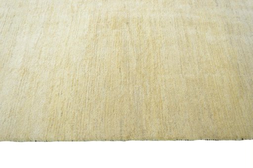 Close-up detail of New Persian Gabbeh rug from Iran / Persia showing Wool weave
