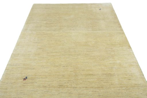 Surface texture of New Persian Gabbeh rug with natural Wool and intricate pattern
