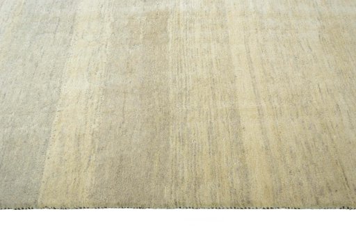 Close-up detail of New Persian Gabbeh rug from Iran / Persia showing Wool weave