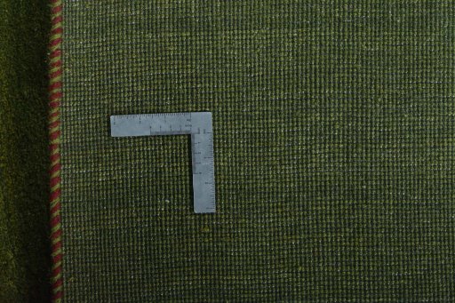Close-up detail of New Persian Gabbeh rug from Iran / Persia showing Wool weave