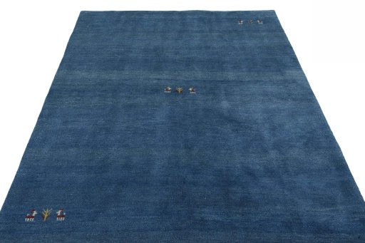 Surface texture of New Persian Gabbeh rug with natural Wool and intricate pattern