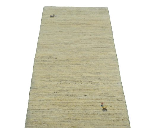 Surface texture of New Persian Gabbeh rug with natural Wool and intricate pattern