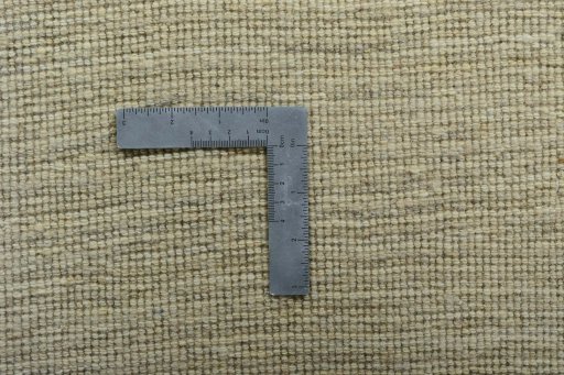 Full view of New Persian Gabbeh rug from Iran / Persia, 94 × 63 cm in Beige tones