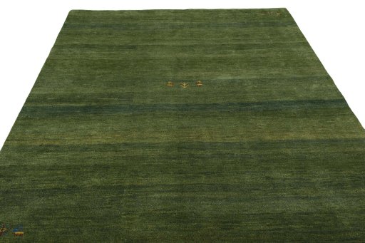 Surface texture of New Persian Gabbeh rug with natural Wool and intricate pattern