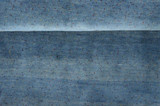 Full view of New Persian Gabbeh rug from Iran / Persia, 183 × 123 cm in Blue tones