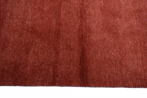 Close-up detail of New Persian Gabbeh rug from Iran / Persia showing Wool weave