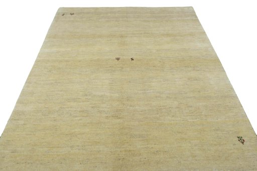 Surface texture of New Persian Gabbeh rug with natural Wool and intricate pattern