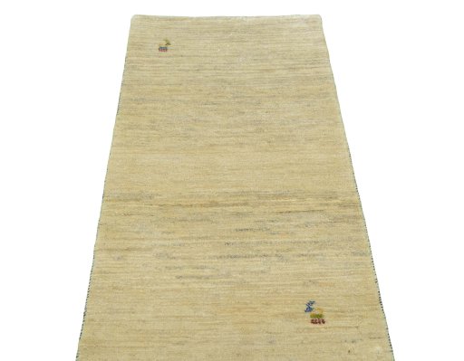 Surface texture of New Persian Gabbeh rug with natural Wool and intricate pattern