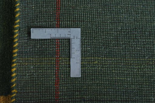 Close-up detail of New Persian Gabbeh rug from Iran / Persia showing Wool weave