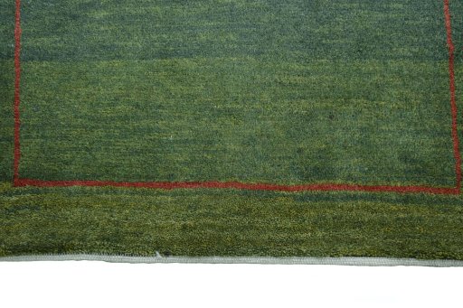 Central medallion detail of New Persian Gabbeh rug from Iran / Persia