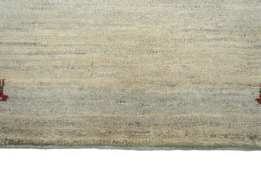 Central medallion detail of New Persian Gabbeh rug from Iran / Persia