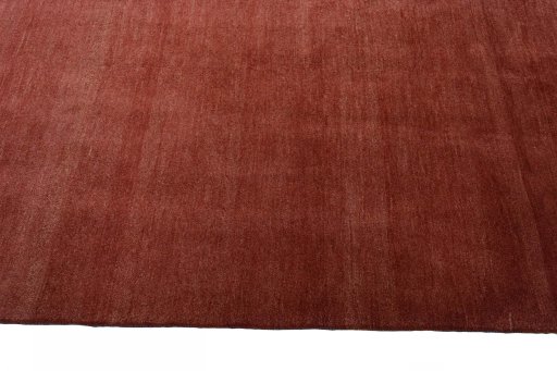 Close-up detail of New Persian Gabbeh rug from Iran / Persia showing Wool weave