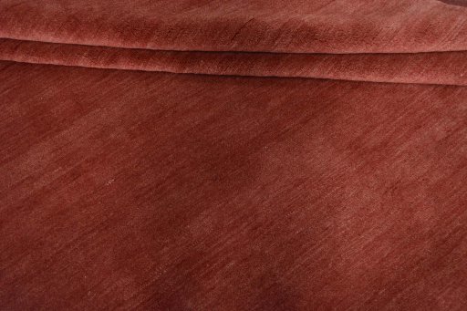 Full view of New Persian Gabbeh rug from Iran / Persia, 291 × 258 cm in Red tones