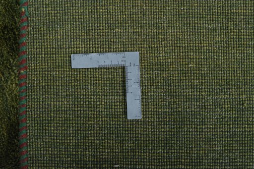 Close-up detail of New Persian Gabbeh rug from Iran / Persia showing Wool weave