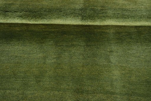 Full view of New Persian Gabbeh rug from Iran / Persia, 207 × 160 cm in Green tones