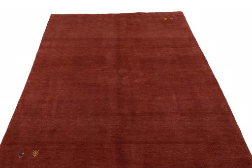 Surface texture of New Persian Gabbeh rug with natural Wool and intricate pattern