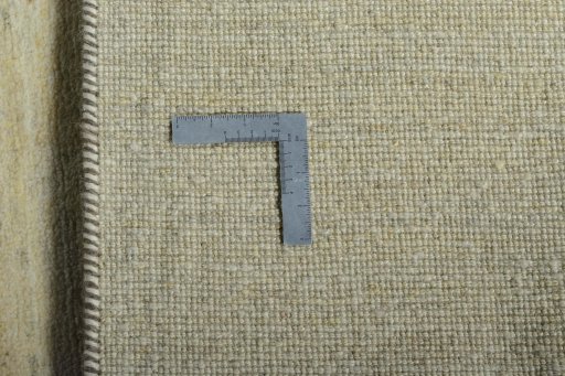 Close-up detail of New Persian Gabbeh rug from Iran / Persia showing Wool weave