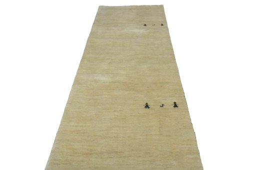 Surface texture of New Persian Gabbeh rug with natural Wool and intricate pattern