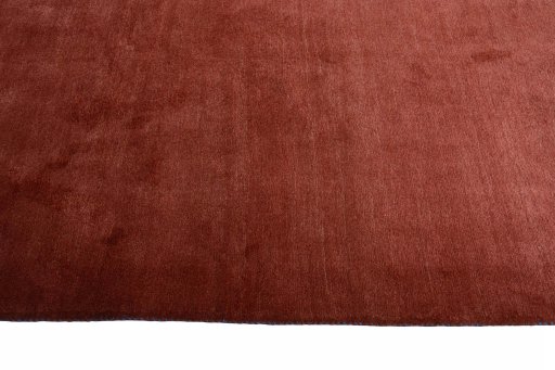 Close-up detail of New Persian Gabbeh rug from Iran / Persia showing Wool weave