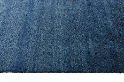 Close-up detail of New Persian Gabbeh rug from Iran / Persia showing Wool weave