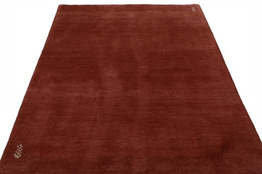 Surface texture of New Persian Gabbeh rug with natural Wool and intricate pattern