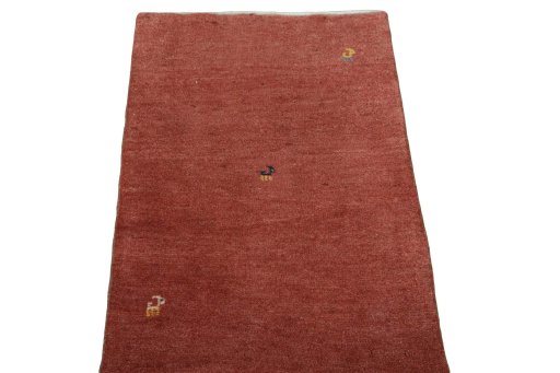 Surface texture of New Persian Gabbeh rug with natural Wool and intricate pattern