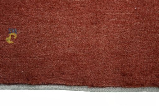 Central medallion detail of New Persian Gabbeh rug from Iran / Persia