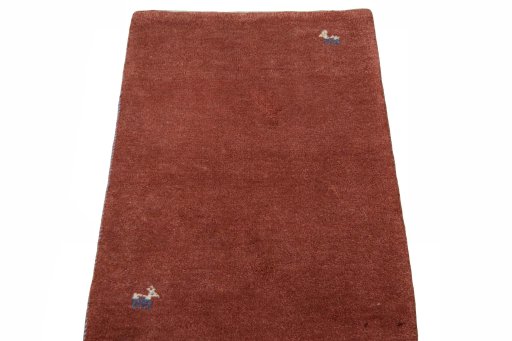 Surface texture of New Persian Gabbeh rug with natural Wool and intricate pattern