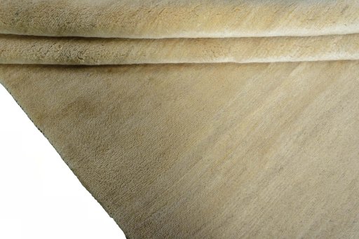 Full view of New Persian Gabbeh rug from Iran / Persia, 300 × 196 cm in Beige tones