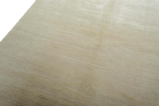 Backside of handmade New Persian Gabbeh rug showing knot structure and weave density