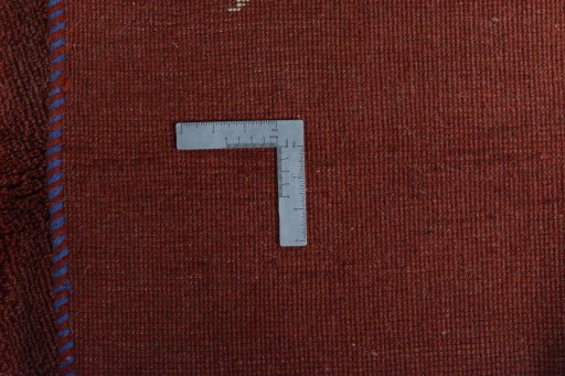 Close-up detail of New Persian Gabbeh rug from Iran / Persia showing Wool weave