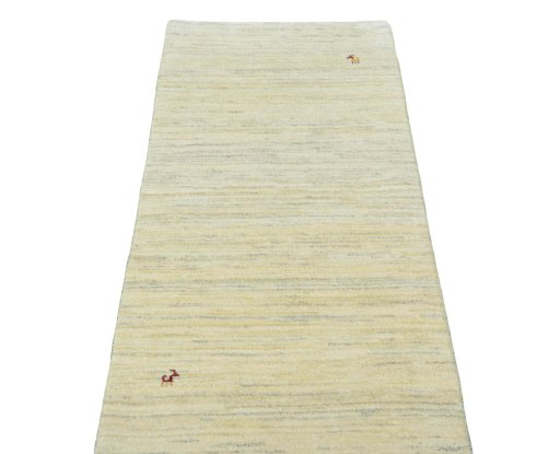 Surface texture of New Persian Gabbeh rug with natural Wool and intricate pattern