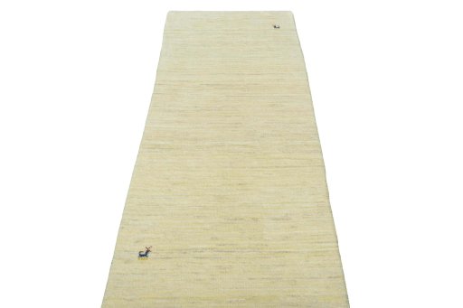 Surface texture of New Persian Gabbeh rug with natural Wool and intricate pattern