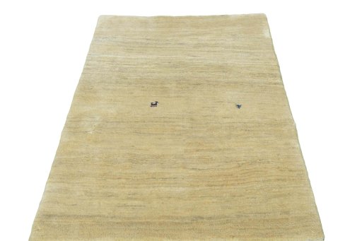 Surface texture of New Persian Gabbeh rug with natural Wool and intricate pattern