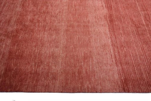Close-up detail of New Persian Gabbeh rug from Iran / Persia showing Wool weave