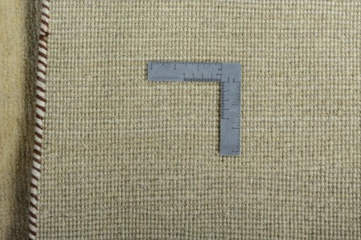 Close-up detail of New Persian Gabbeh rug from Iran / Persia showing Wool weave