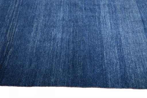 Close-up detail of New Persian Gabbeh rug from Iran / Persia showing Wool weave