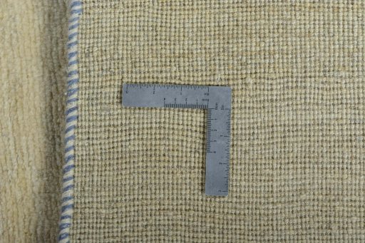 Close-up detail of New Persian Gabbeh rug from Iran / Persia showing Wool weave