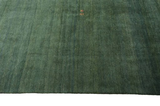 Close-up detail of New Persian Gabbeh rug from Iran / Persia showing Wool weave