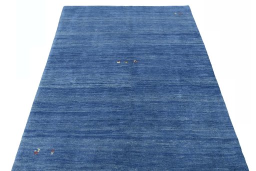 Surface texture of New Persian Gabbeh rug with natural Wool and intricate pattern