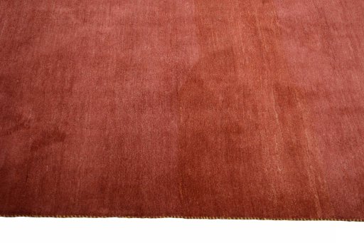 Close-up detail of New Persian Gabbeh rug from Iran / Persia showing Wool weave
