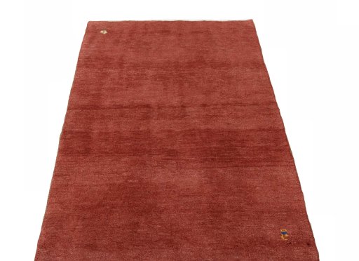 Surface texture of New Persian Gabbeh rug with natural Wool and intricate pattern