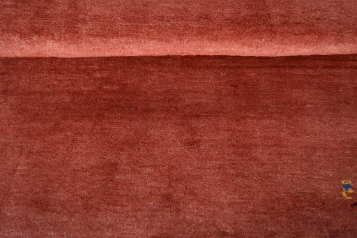 Full view of New Persian Gabbeh rug from Iran / Persia, 153 × 100 cm in Red tones