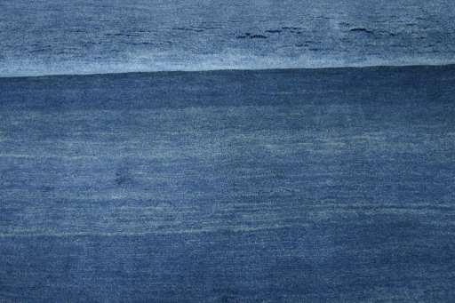 Full view of New Persian Gabbeh rug from Iran / Persia, 200 × 147 cm in Blue tones