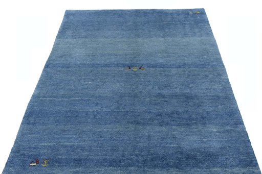 Surface texture of New Persian Gabbeh rug with natural Wool and intricate pattern