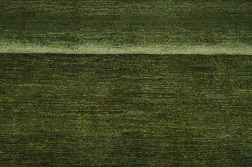 Full view of New Persian Gabbeh rug from Iran / Persia, 200 × 158 cm in Green tones