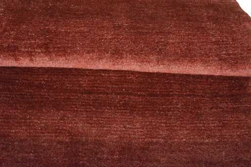 Full view of New Persian Gabbeh rug from Iran / Persia, 201 × 86 cm in Red tones