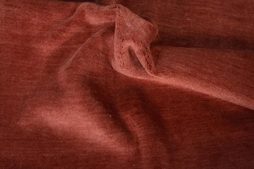 Corner detail of New Persian Gabbeh rug showing border pattern and Wool pile
